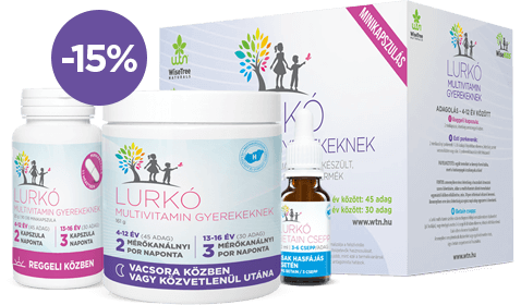 WTN Lurkó multivitamin gyerekeknek - minikapszulás