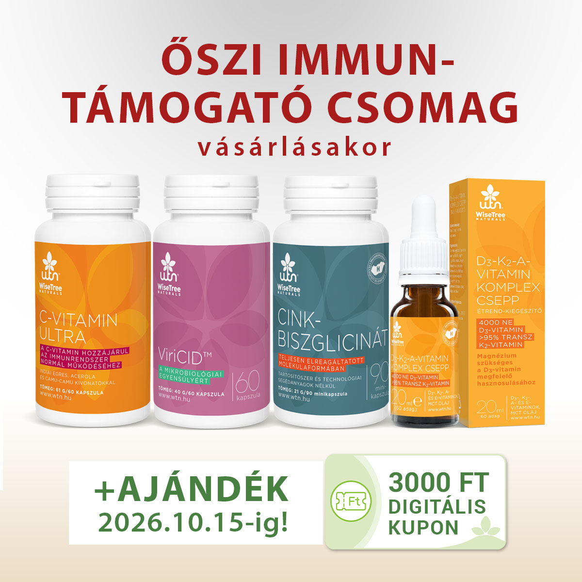 Őszi Immun-támogató csomag