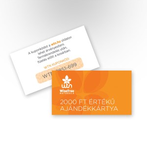 Első vásárlóknak járó 2000 Ft értékű ajándékkártya