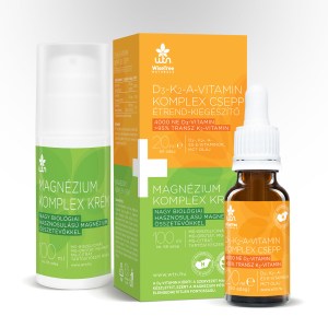 WTN D3- K2- A-vitamin komplex csepp - Magnézium komplex krém