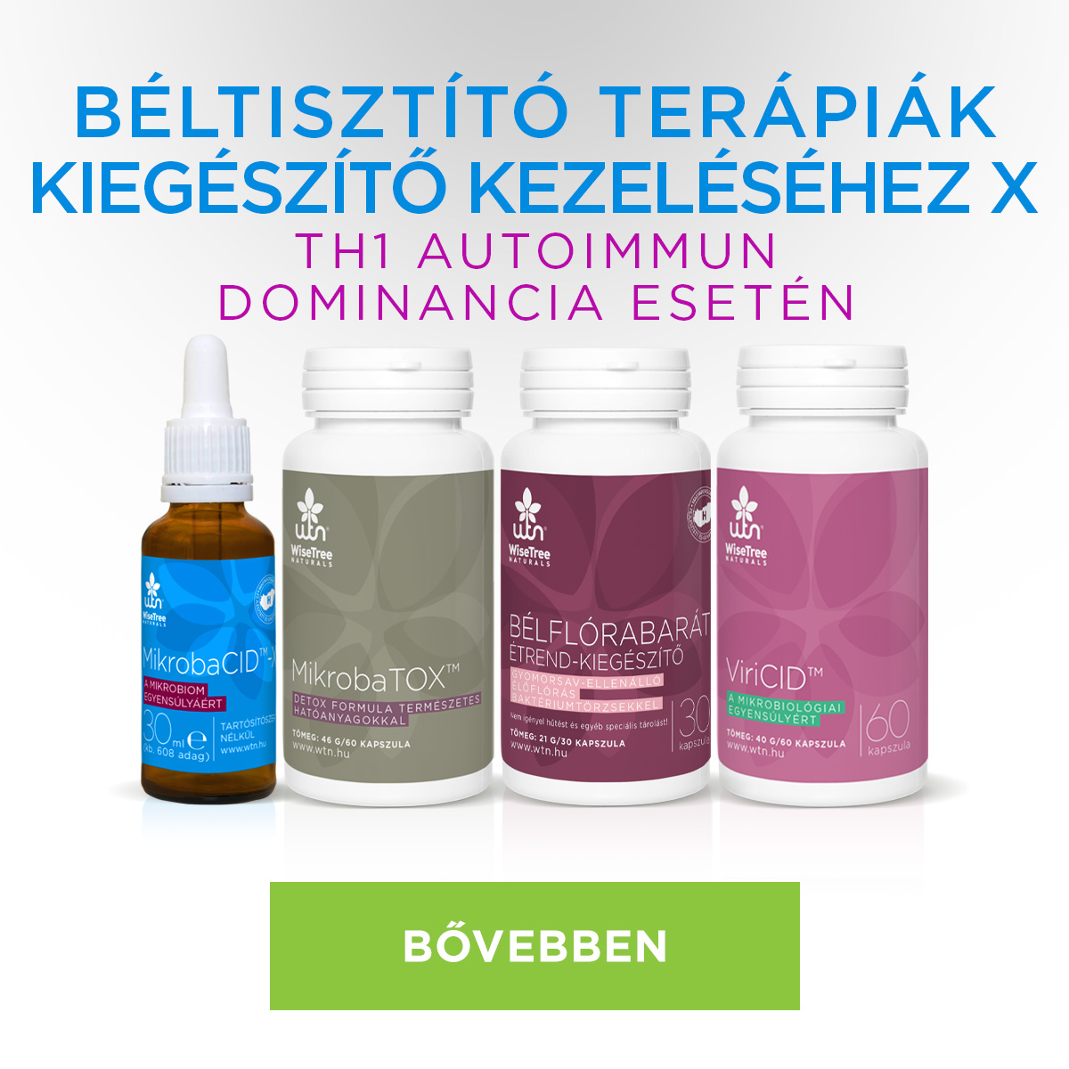 Béltisztító terápiák kiegészítő kezeléséhez X